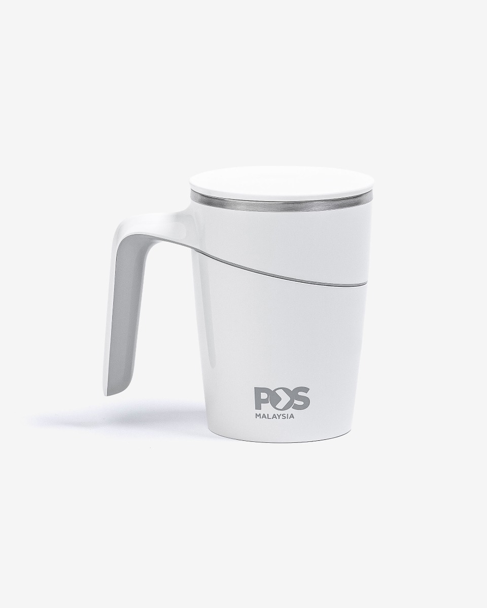 Pos Malaysia No Spill Mug