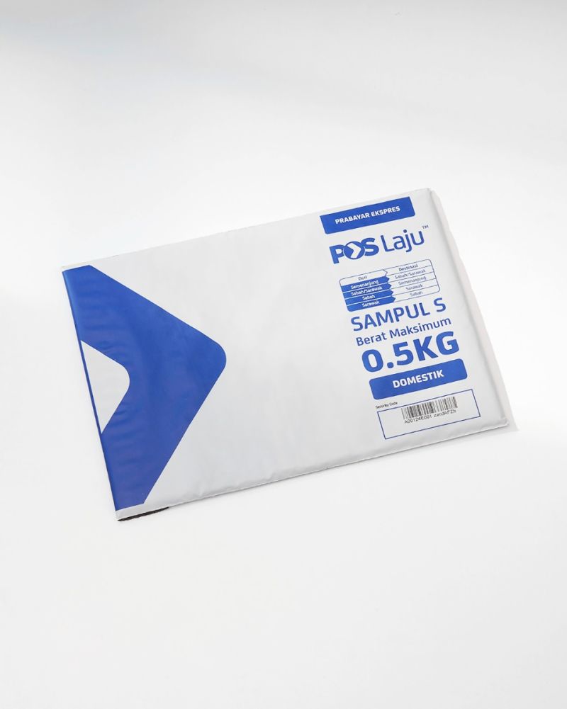 Pos Laju Prepaid Envelope Blue
