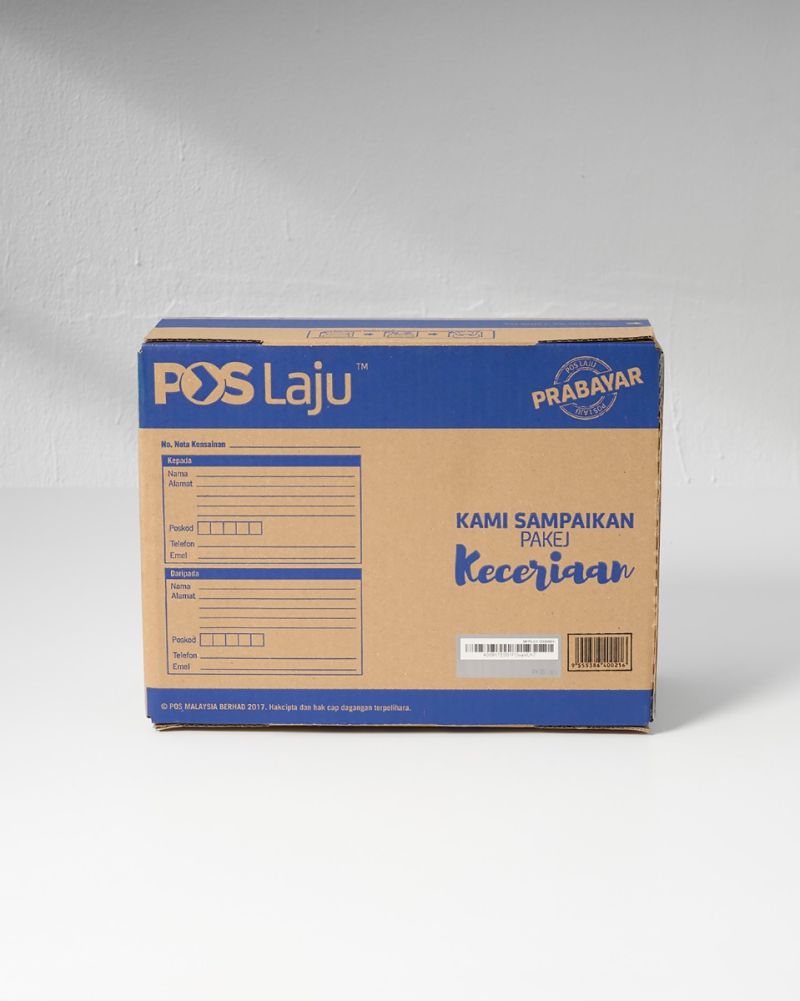 Pos Laju Prepaid Box Blue