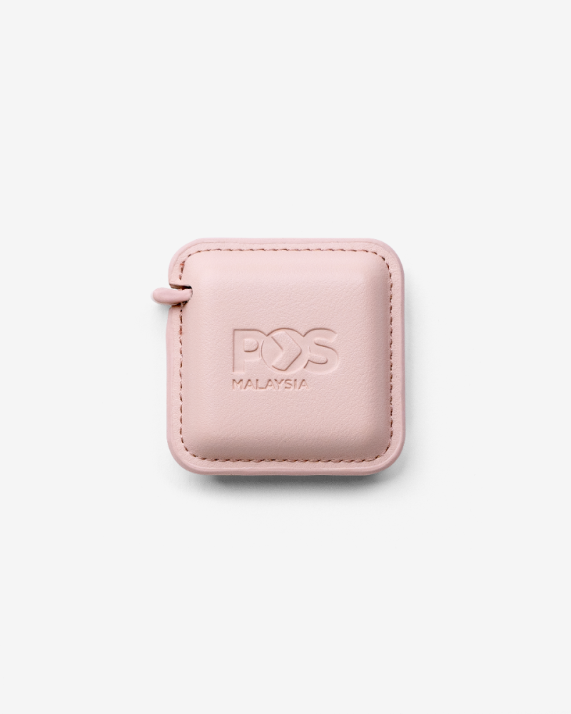 Pos Malaysia Measuring Tape - Blush Pink
