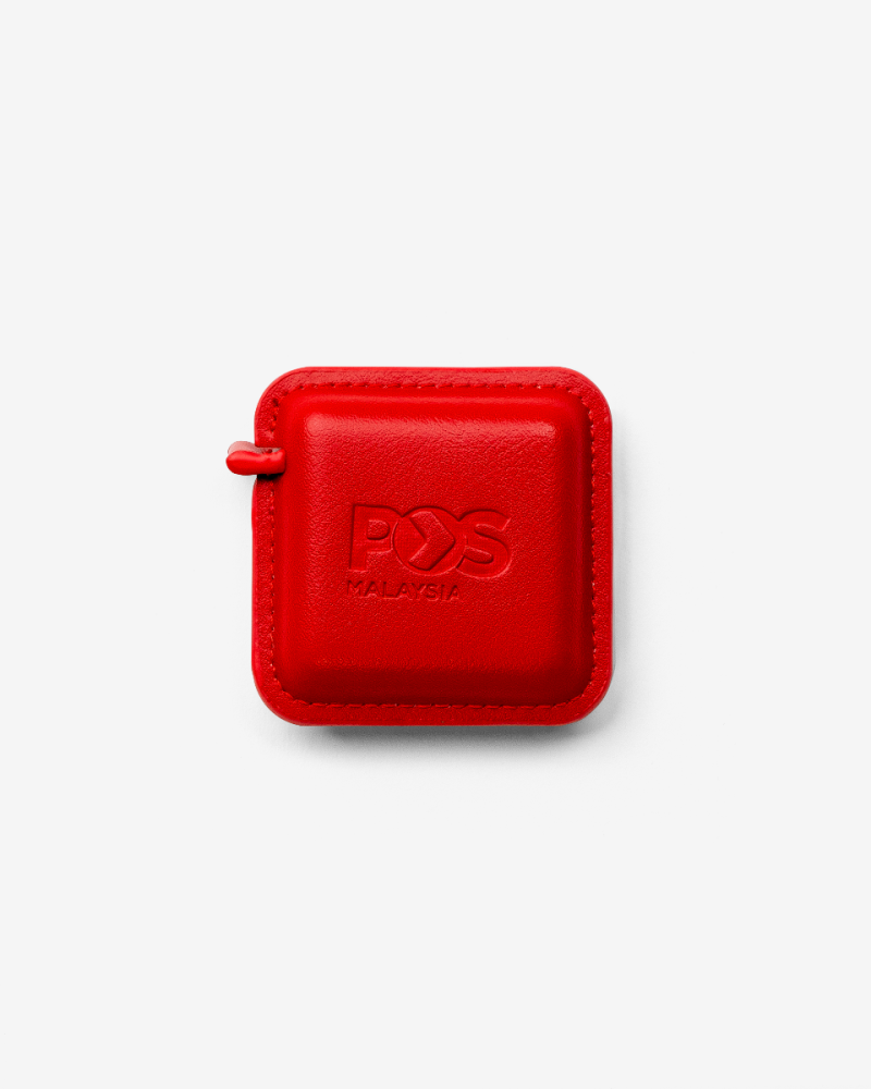 Pos Malaysia Measuring Tape - Chili Red