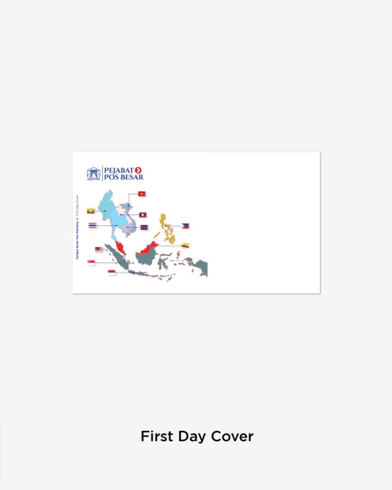 ASEAN POST 2024 – Pejabat Pos Besar Envelope Set