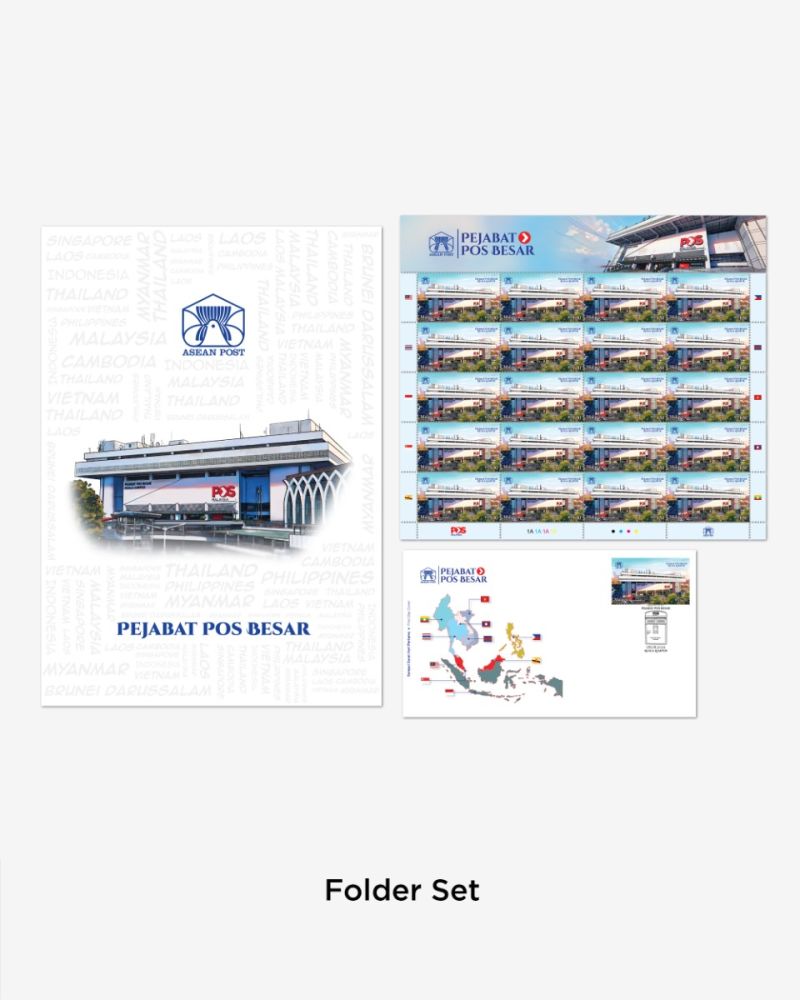 ASEAN POST 2024 – Pejabat Pos Besar Folder Set