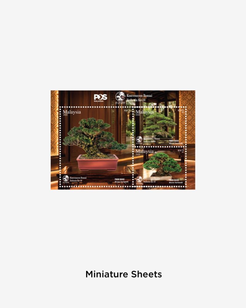 KONVENSYEN BONSAI SEDUNIA KE-10 MINIATURE SHEET