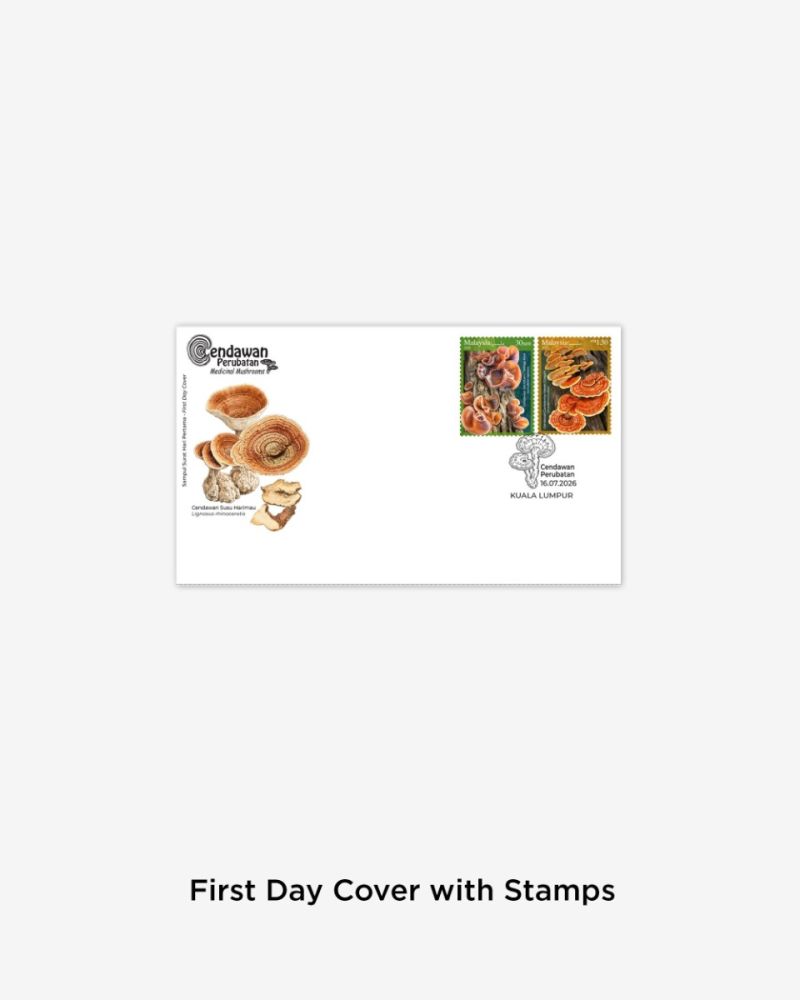 CENDAWAN PERUBATAN FIRST DAY COVER WITH STAMPS