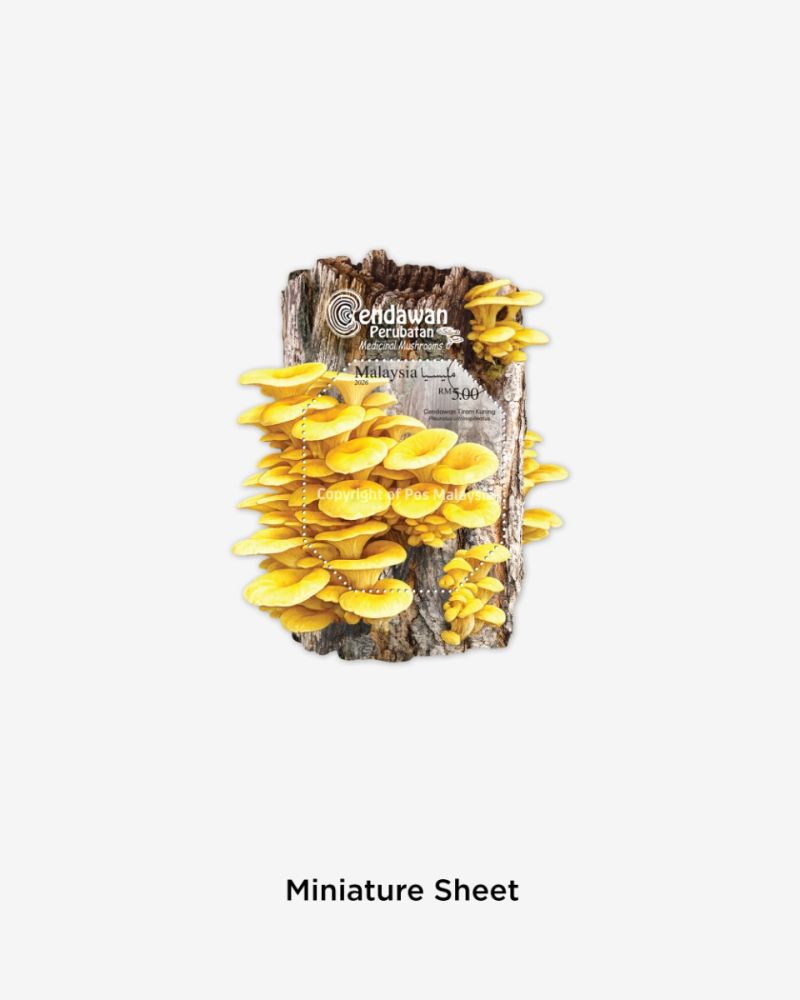 CENDAWAN PERUBATAN MINIATURE SHEET
