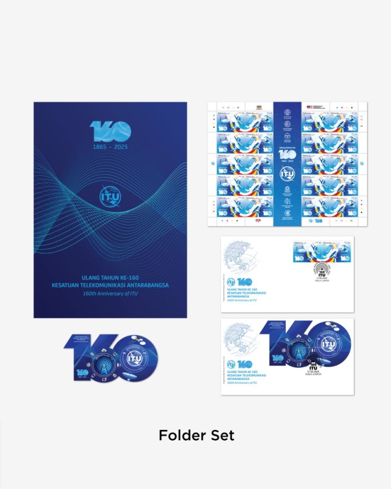 Ulang Tahun Ke-160 Kesatuan Telekomunikasi Antarabangsa Folder Set