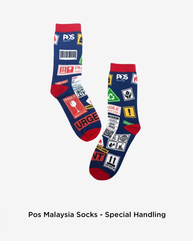 POS MALAYSIA SOCKS - SPECIAL HANDLING