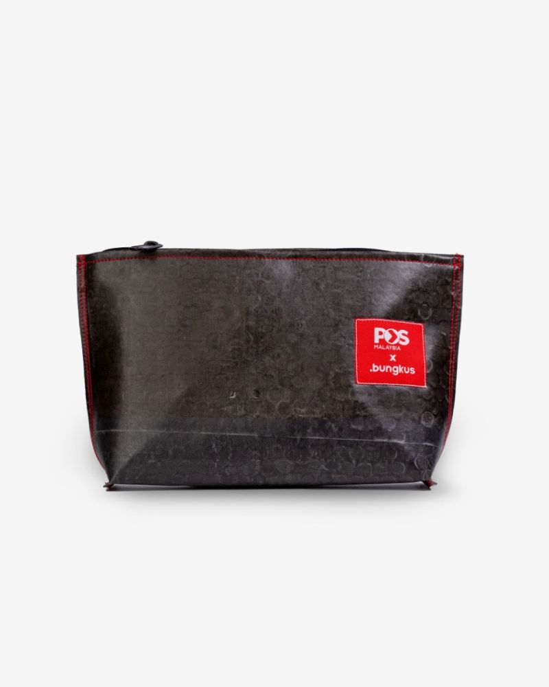  Upcycled Utility Pouch Dark Grey