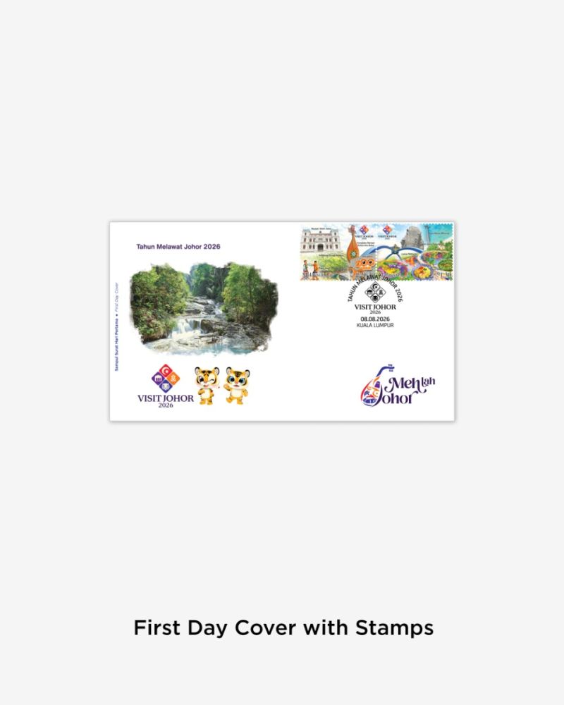 TAHUN MELAWAT JOHOR 2026 FIRST DAY COVER WITH STAMPS