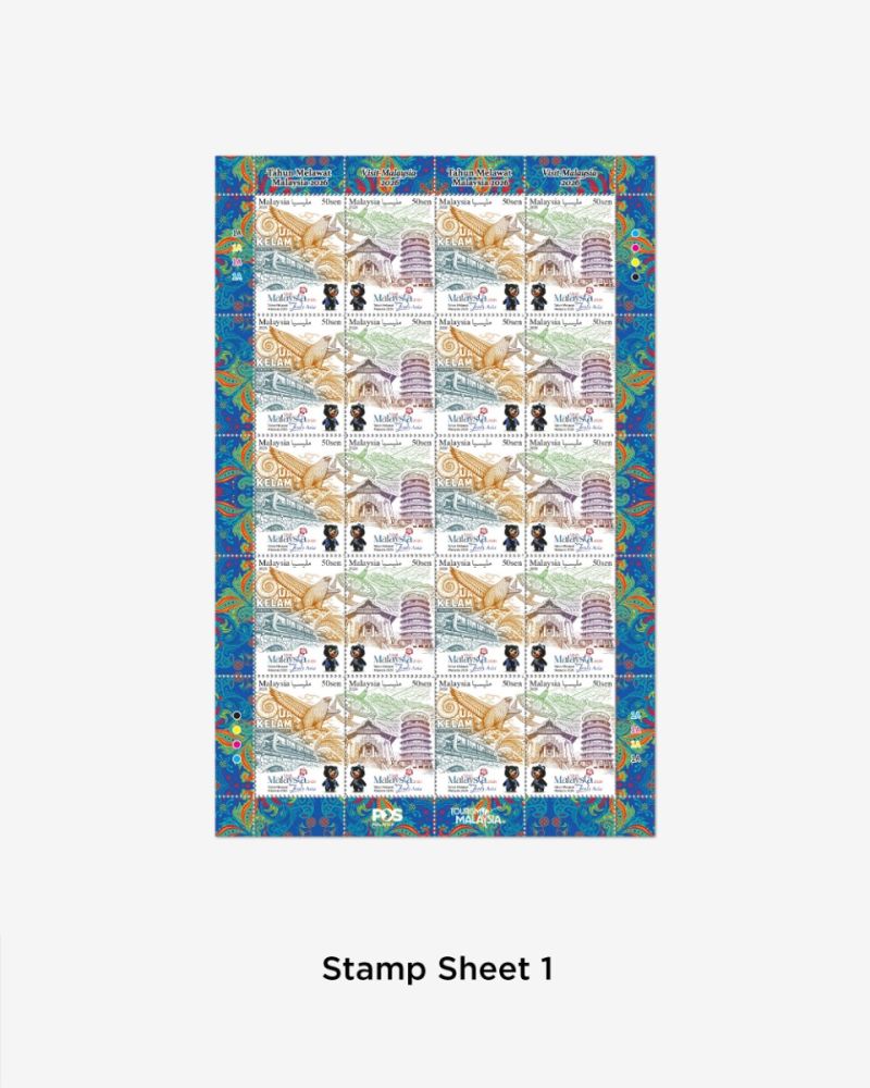 KEMPEN MELAWAT MALAYSIA 2026 STAMP SHEET RM0.50